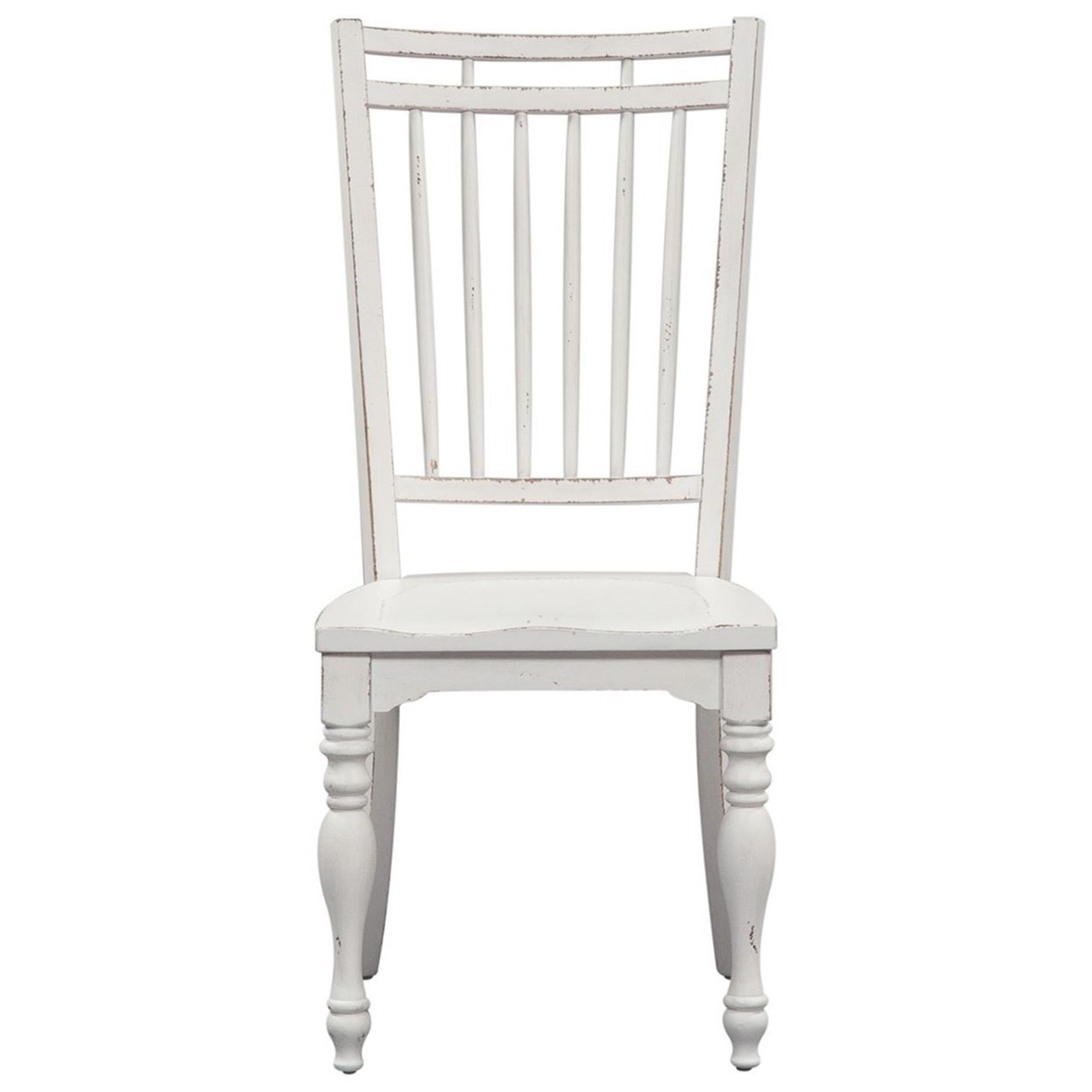 Liberty Furniture Magnolia Manor Dining Cottage Style Spindle Back Side Chair Reeds Furniture